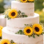 プロポーズされる、ひまわり畑の結婚式の待ち受け