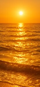 運気が上がる夕暮れの待受画像