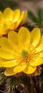 福寿草で幸せを招く待ち受け、背景画像