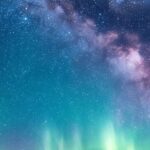 星空とオーロラの待ち受けで浄化・不運を断ち切る 