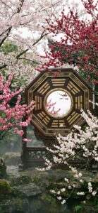 風水で運気が上がる、桜梅桃李の待ち受け、背景画像