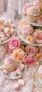 マシュマロカップケーキで連絡がくる待ち受け