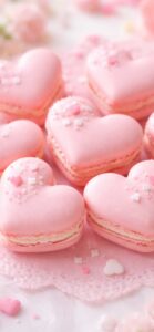 まずはこれ：ピンクマカロンの待ち受け画像（定番）