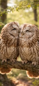 フクロウは不苦労!の幸運になる壁紙、待受画像、背景画像