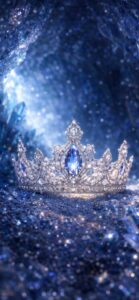 青の王冠の幸運になる壁紙、待受画像、背景画像