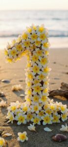 神の花プルメリアで幸福を引き寄せる待ち受け、背景画像