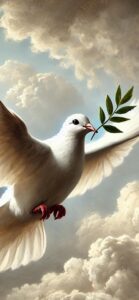 白い鳩いい知らせが来る待ち受け画像 〜祝福とメッセージの象徴〜

