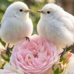 好きな人からLINEや連絡が来る待ち受け、白い小鳥・白い鳩の待ち受け 