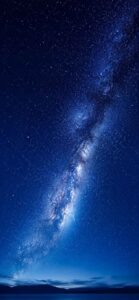 青い天の川の待ち受けは願いが叶う・運気を変える開運画像